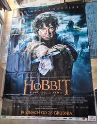 Oryginalny Ogromny Plakat filmu Hobbit: Bitwa pięciu armii UNIKAT