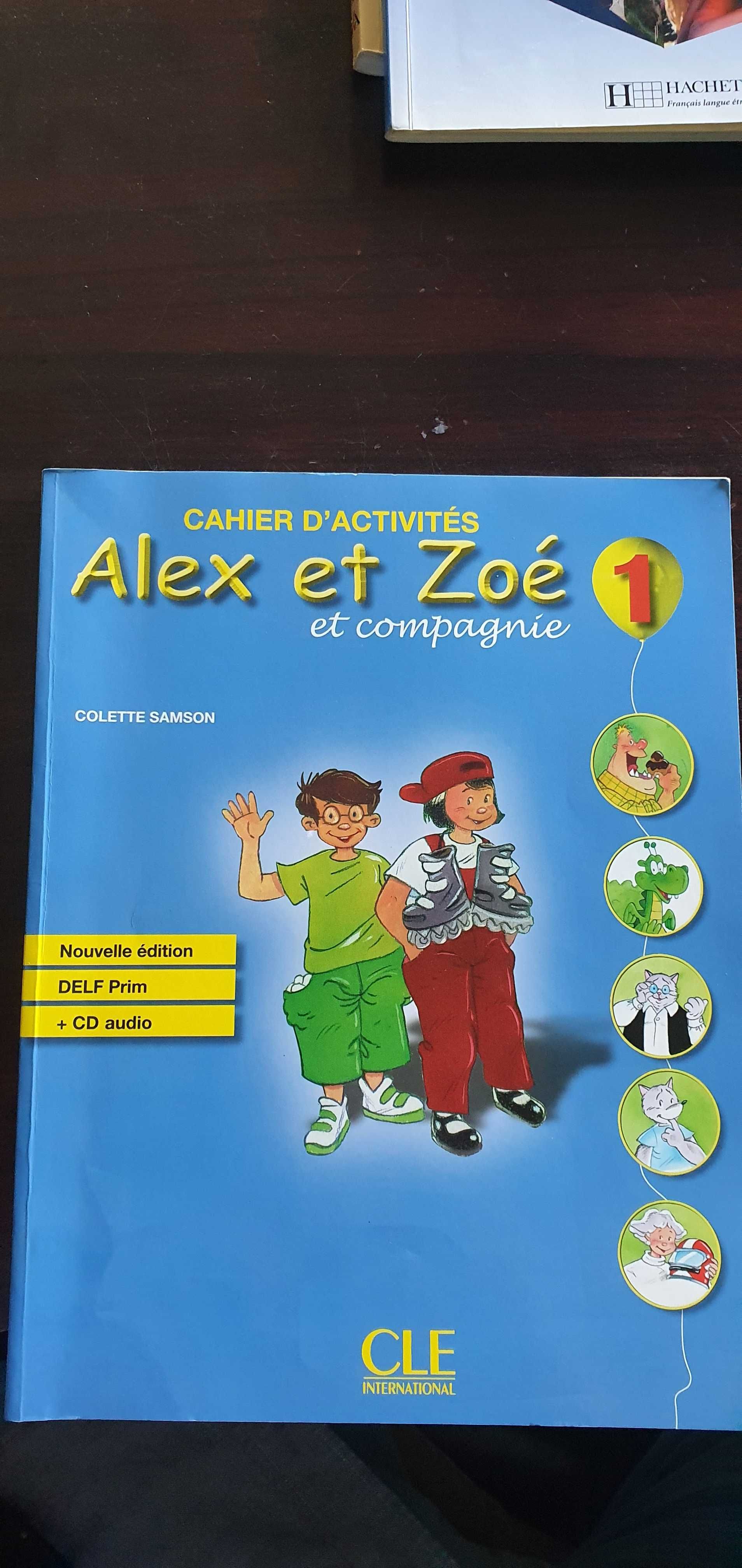 podręcznik i ćwiczeniówka do nauki j. francuskiego "Alex et Zoe" 1