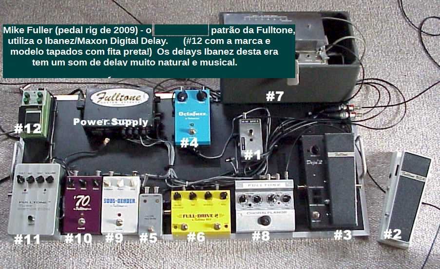 Pedal delay - Ibanez DDL Digital Delay (réplica) • com função hold •