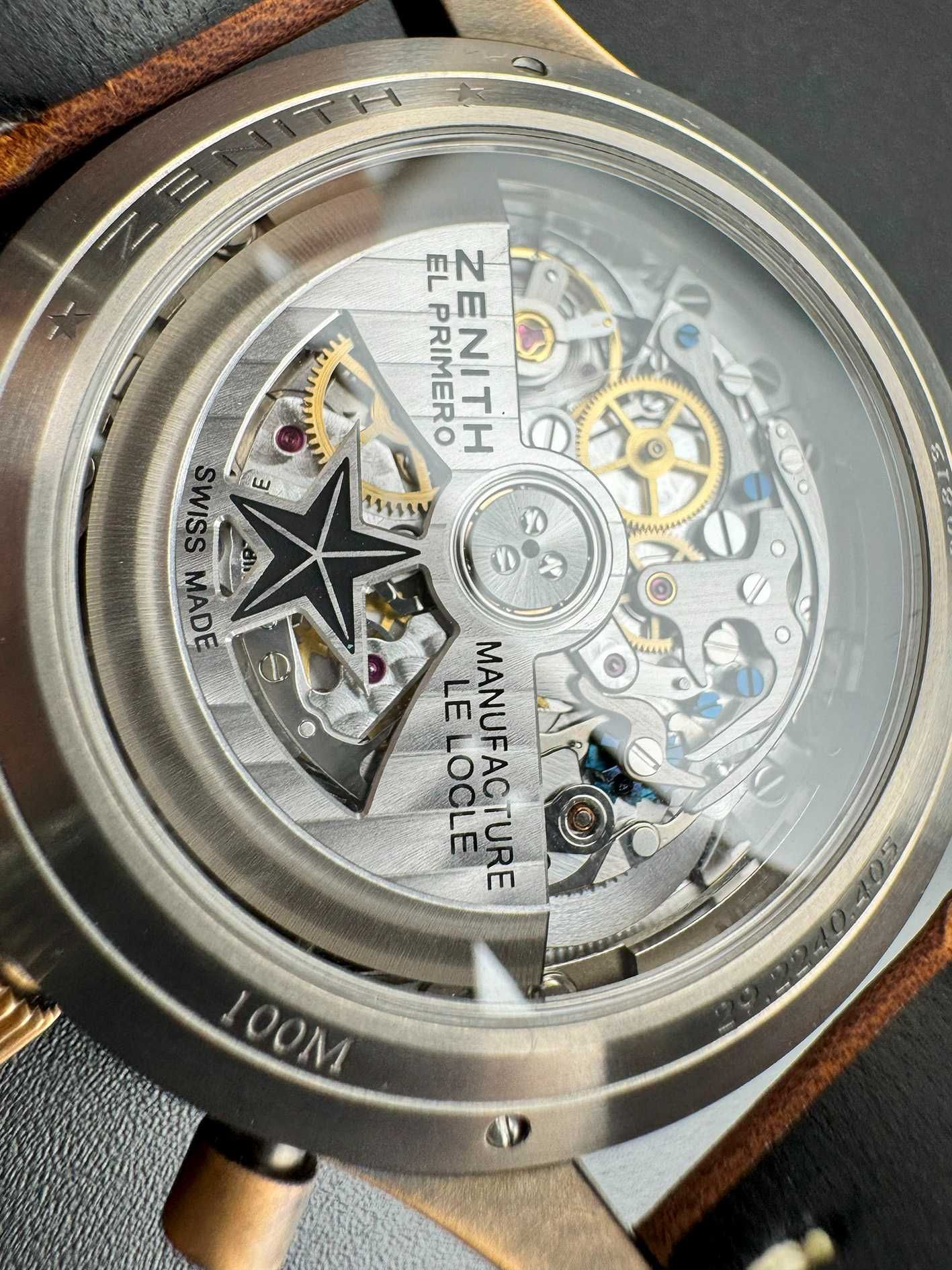 Zenith Pilot Cronometro Tipo Cp-2 Flyback