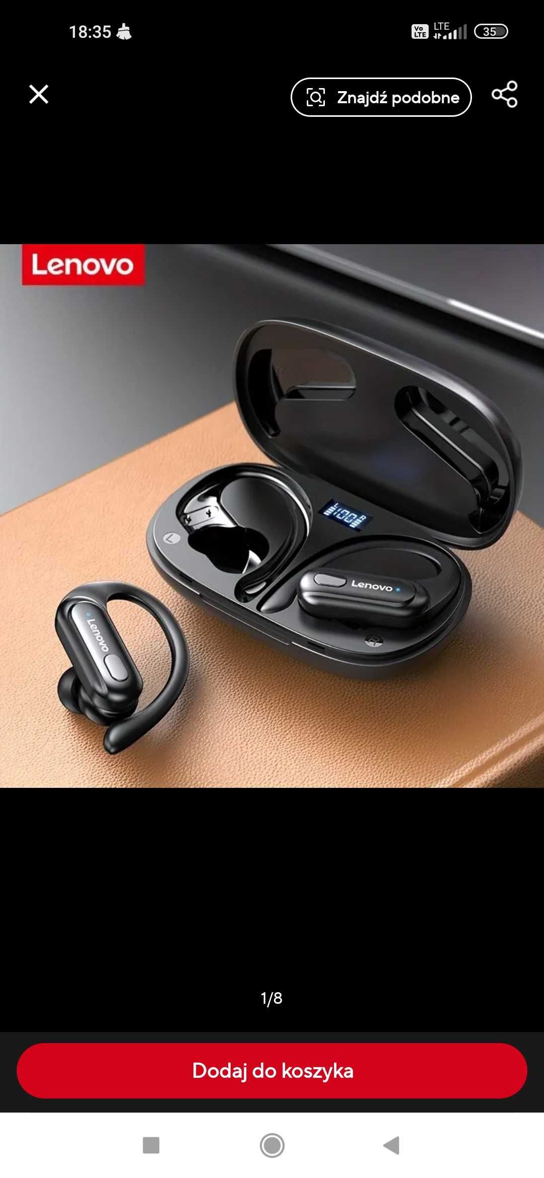 Słuchawki nauszne bluetooth Lenowo