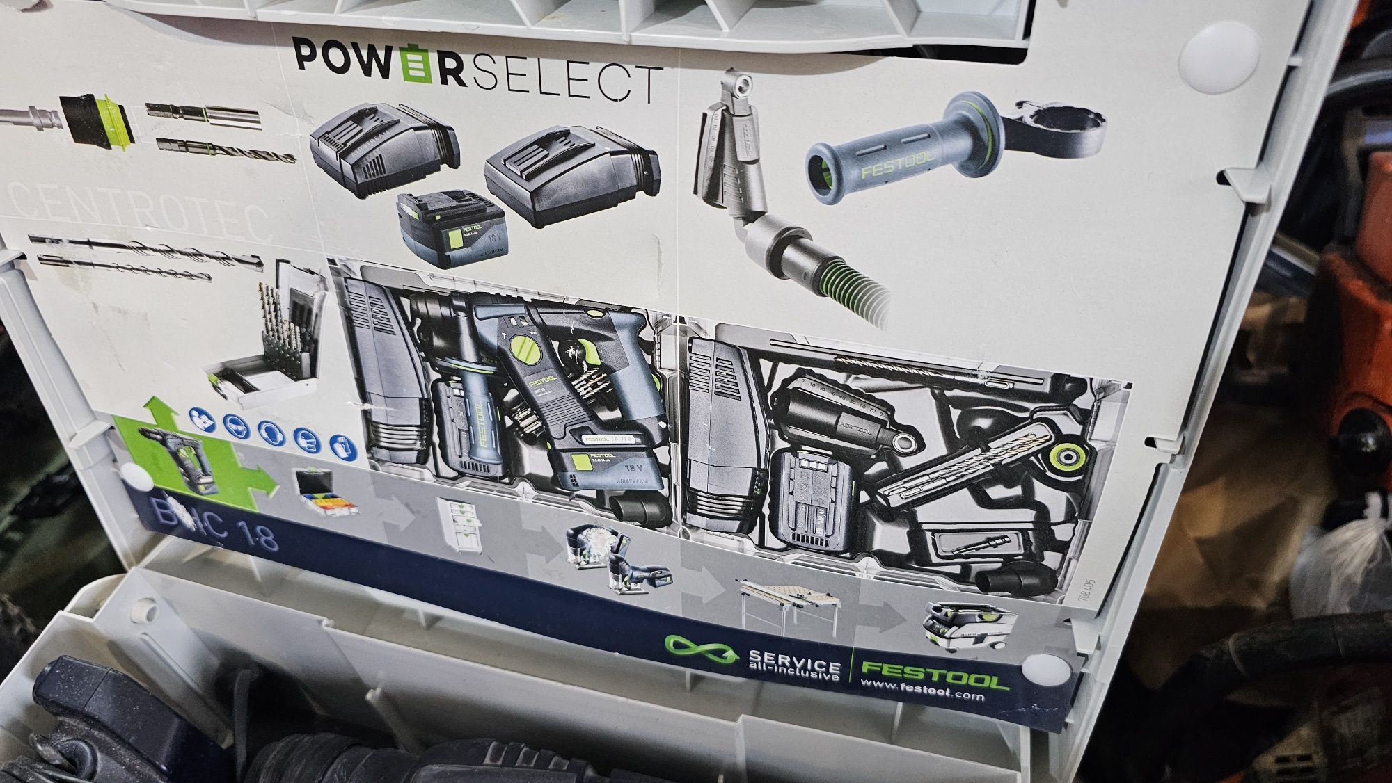 Młoto wiertarka Festool BHC 18..Full kompleT 2x aku 5.2ah..PAT-KOM