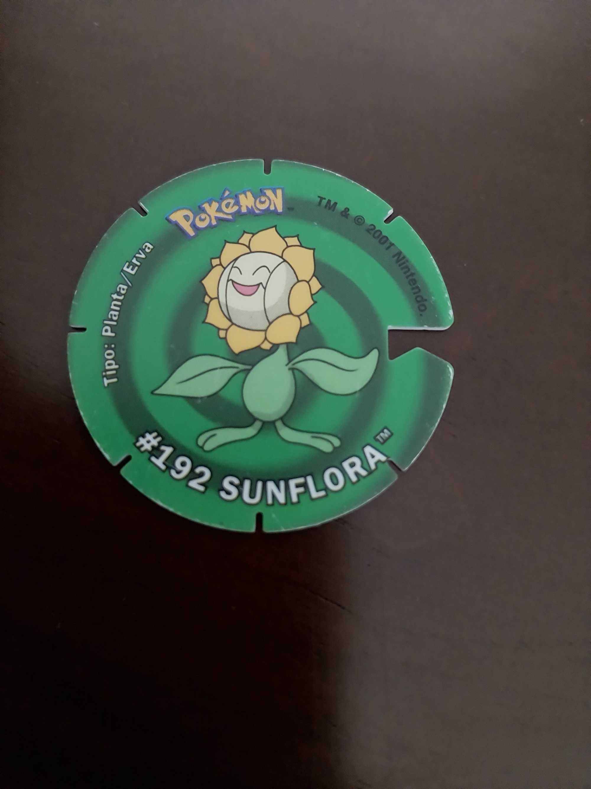 Pokémon Voa Tazo   Nº13    #192 Sunflora