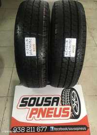 2 pneus novos 205-70r15c - michelin - entrega grátis