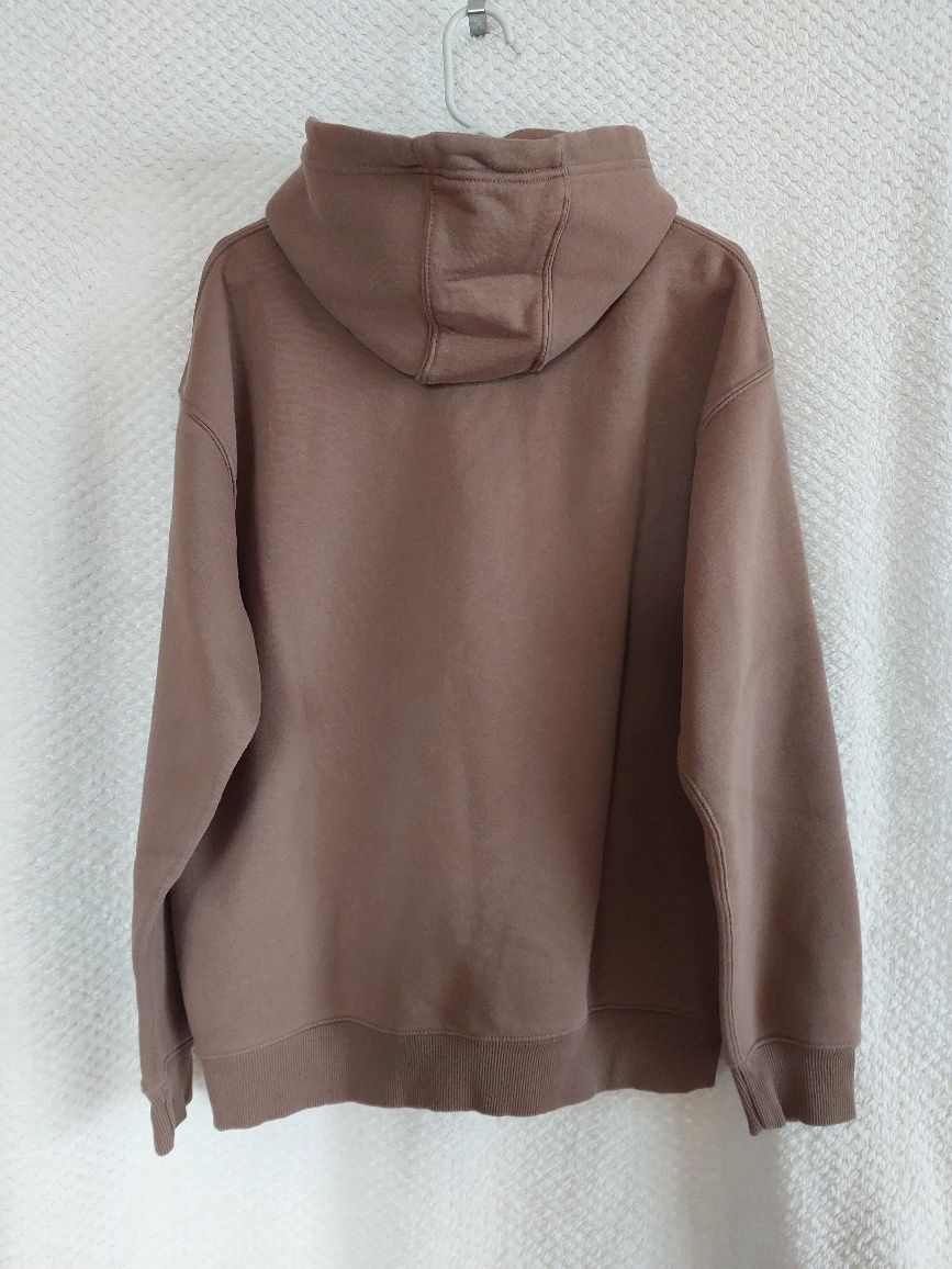 Męska bluza polarowa z kapturem. Pull&Bear. Rozmiar M/oversize