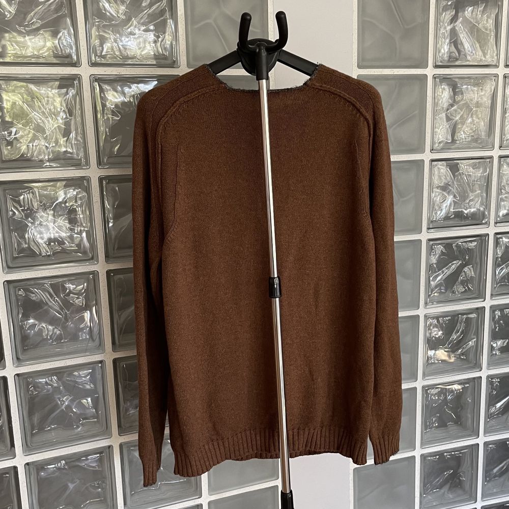 Sweter męski Trussardi Jeans XXL brązowy nowy