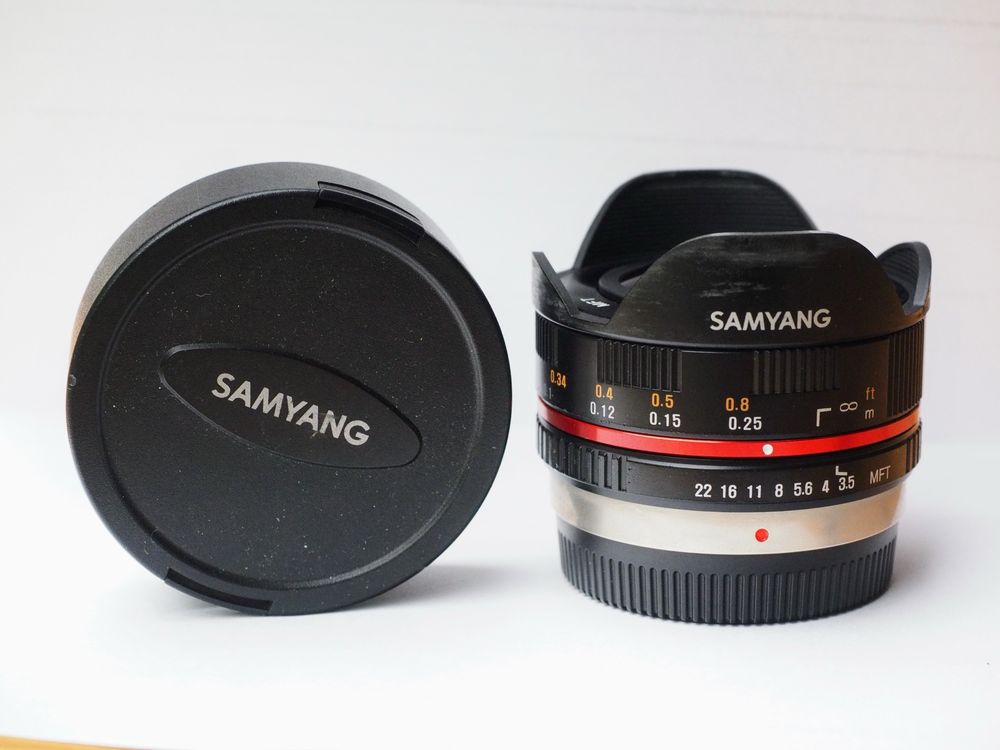 Obiektyw Micro 4/3 Samyang 7.5 f3.5 fisheye