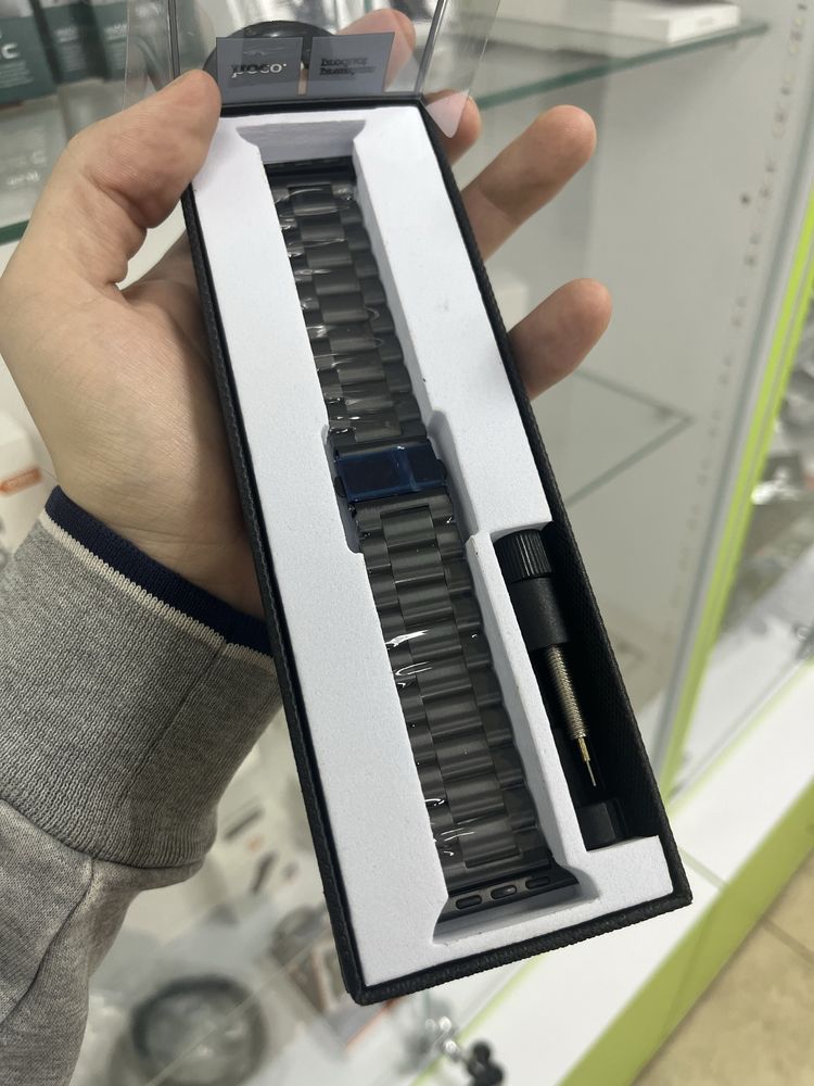 Ремінець Apple Watch metal steel 38 42 44 45 46 49 металевий