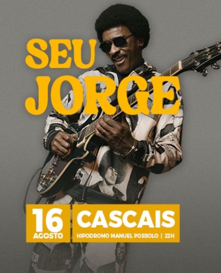 Vendo dois bilhetes para o Seu Jorge, dia 16 de agosto