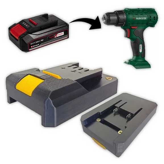 Adapter Einhell Parkside X20V Bateria Akumulator Przejściówka Einhell