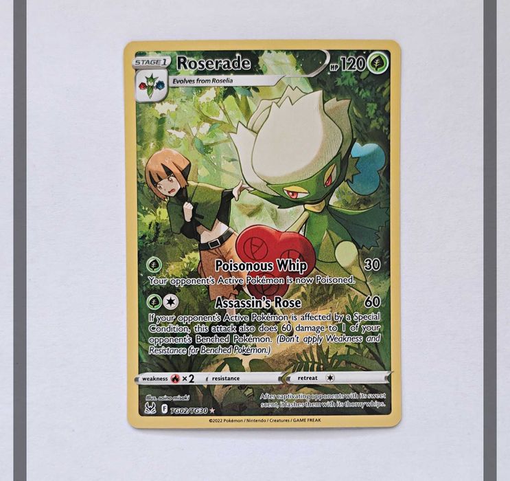 Roserade TG02/TG30 LOR Pokemon ENG-NM