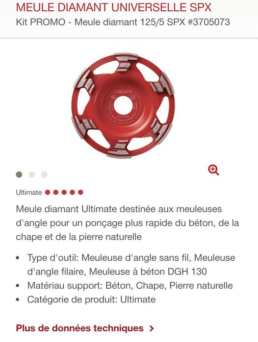 Mó diamante Hilti