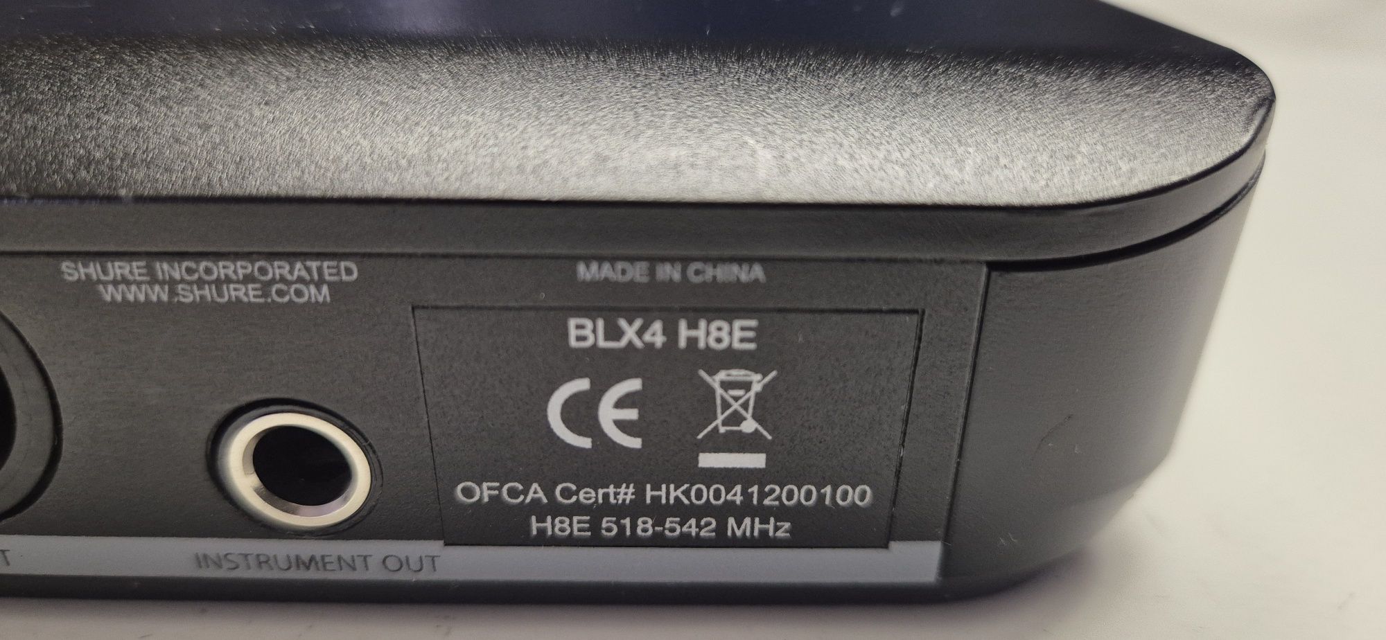 Shure BLX24/SM58 zestaw bezprzewodowy