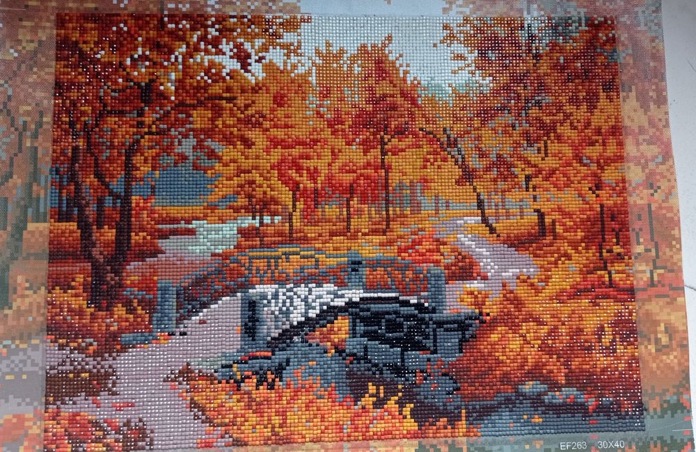 Готова картина алмазної вишивки