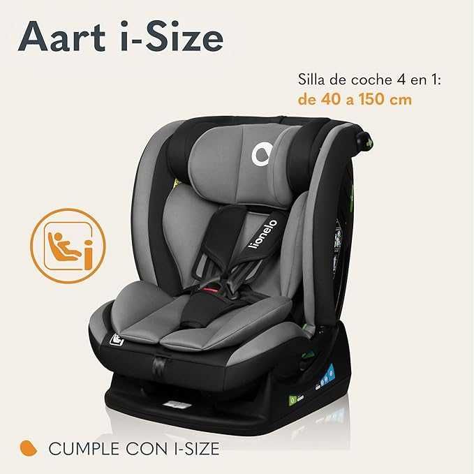 LIONELO AART I-SIZE Cadeira Auto para Bebés 40-150 cm