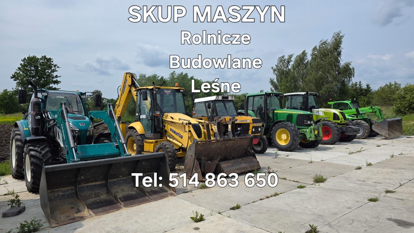 SKUP MASZYN BUDOWLANYCH, Skup minikoparek, SKUP koparko-ładowarek