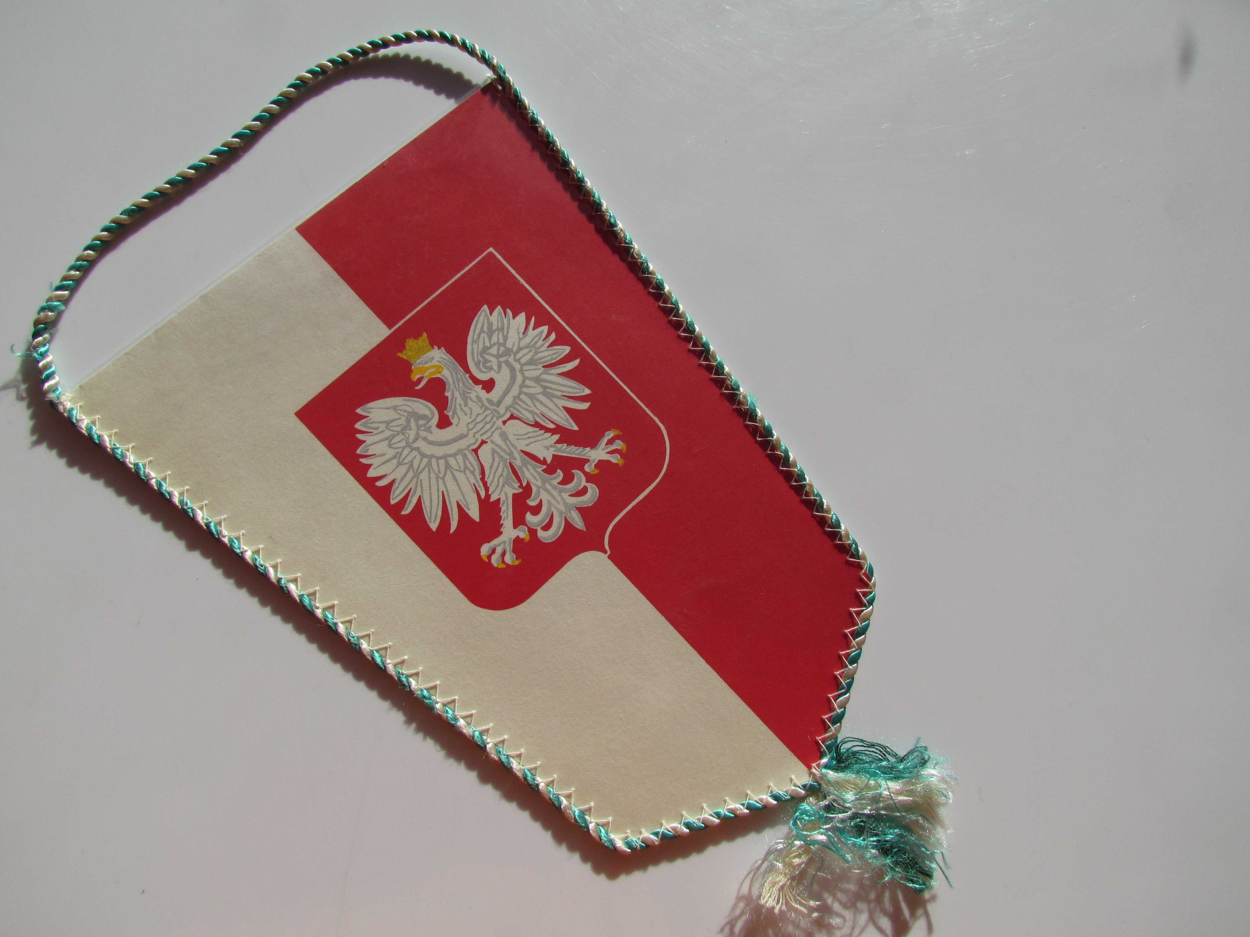Proporczyk GKS Krupiński Suszec Kopalnia Flaga Polska