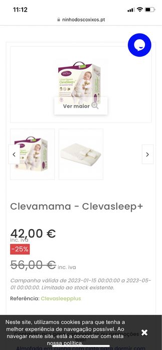 Vendo almofada de bebé