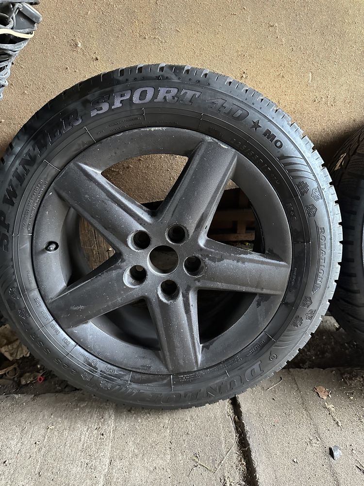 Alufelgi 5x112 Ronal 1136 + opony zimowe Dunlop 225/55 R17 Audi A6 C6
