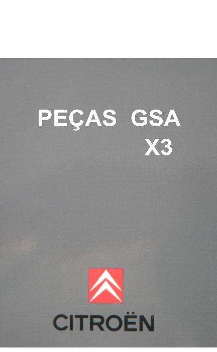 Citroen GSA X3 Peças