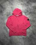 Acid Pink Hoodie zip SI