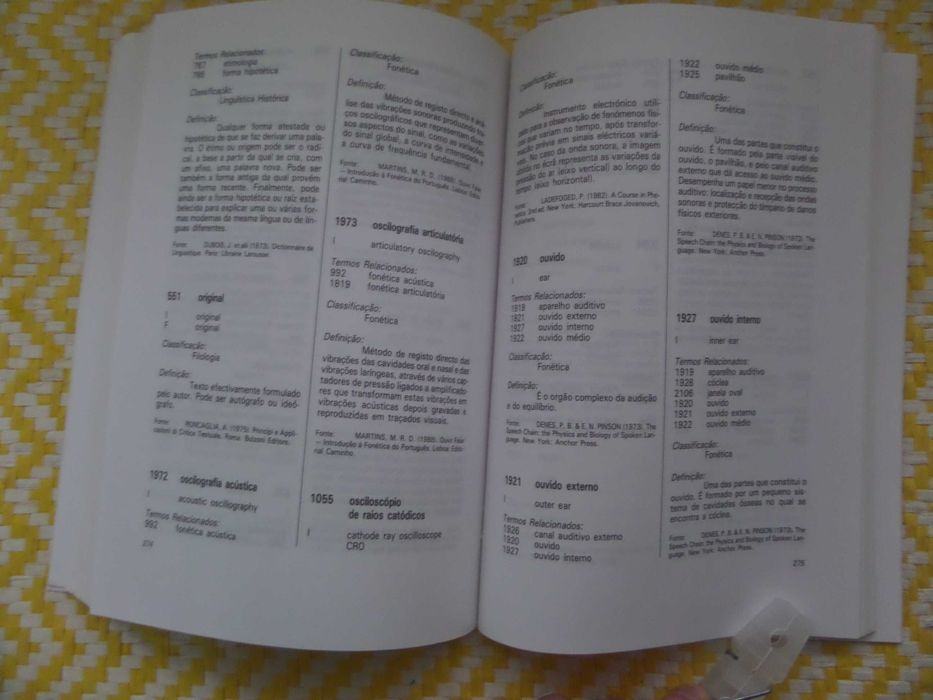 Dicionário de termos linguísticos – Vol. 1 Ass Portug. de Linguística,