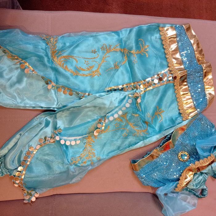 Strój przebranie karnawałowe księżniczka Jasmina Alladyn r.128-134