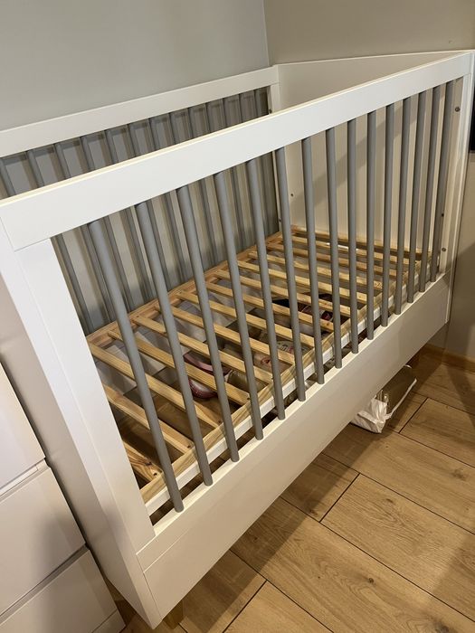 Łóżeczko dziecięce VOX Concept 60x120 biało-szare