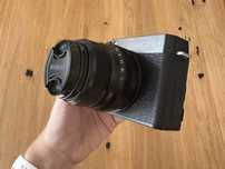 Fujifilm x-e4 preto com objetiva Fujinon 23mm f2 WR