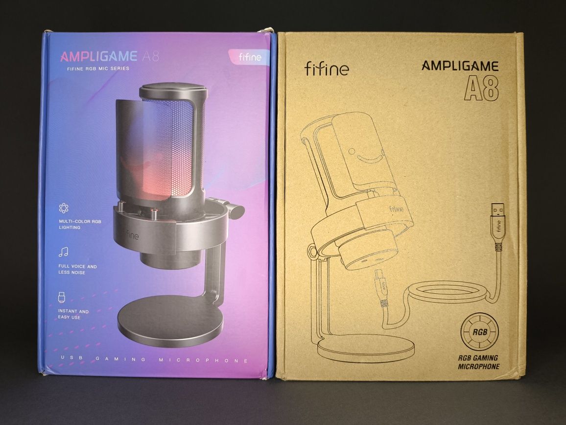 ‼️Fifine A8 Ampligame -Студійний конденсаторний USB мікрофон +гарантія