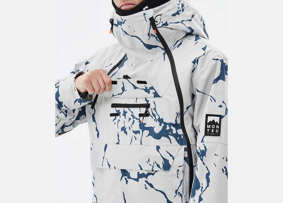 Куртка лыжная мужская Montec Doom Snowboard Jacket Men Ice / S размер