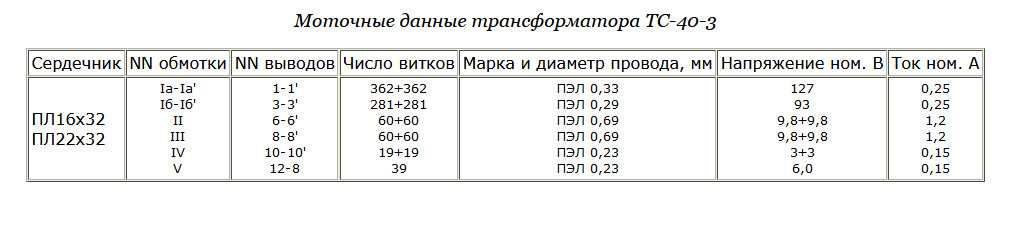 Трансформатор ТС-40-3 з програвача вініла Ноктюрн 314 + мотор