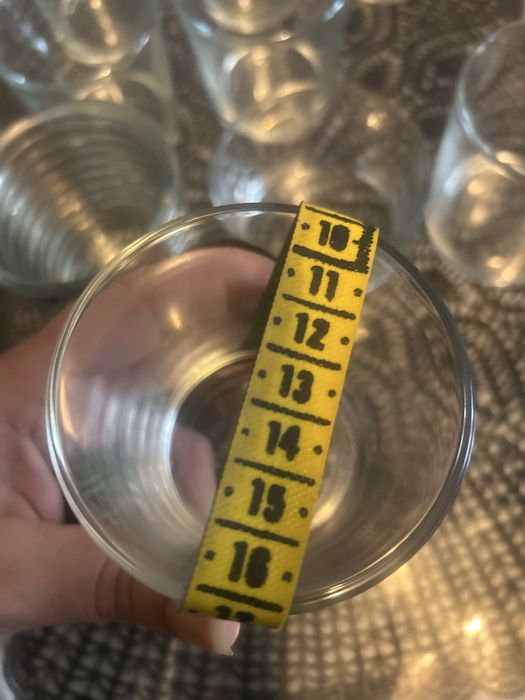 Zestaw - Szklane pojemniki na świece