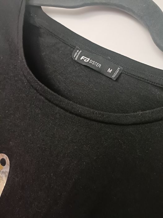 Koszulka t-shirt srebrny napis