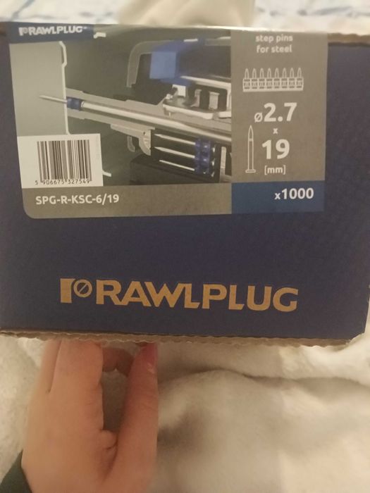 Rawlplug gwoździe do betonu i stali