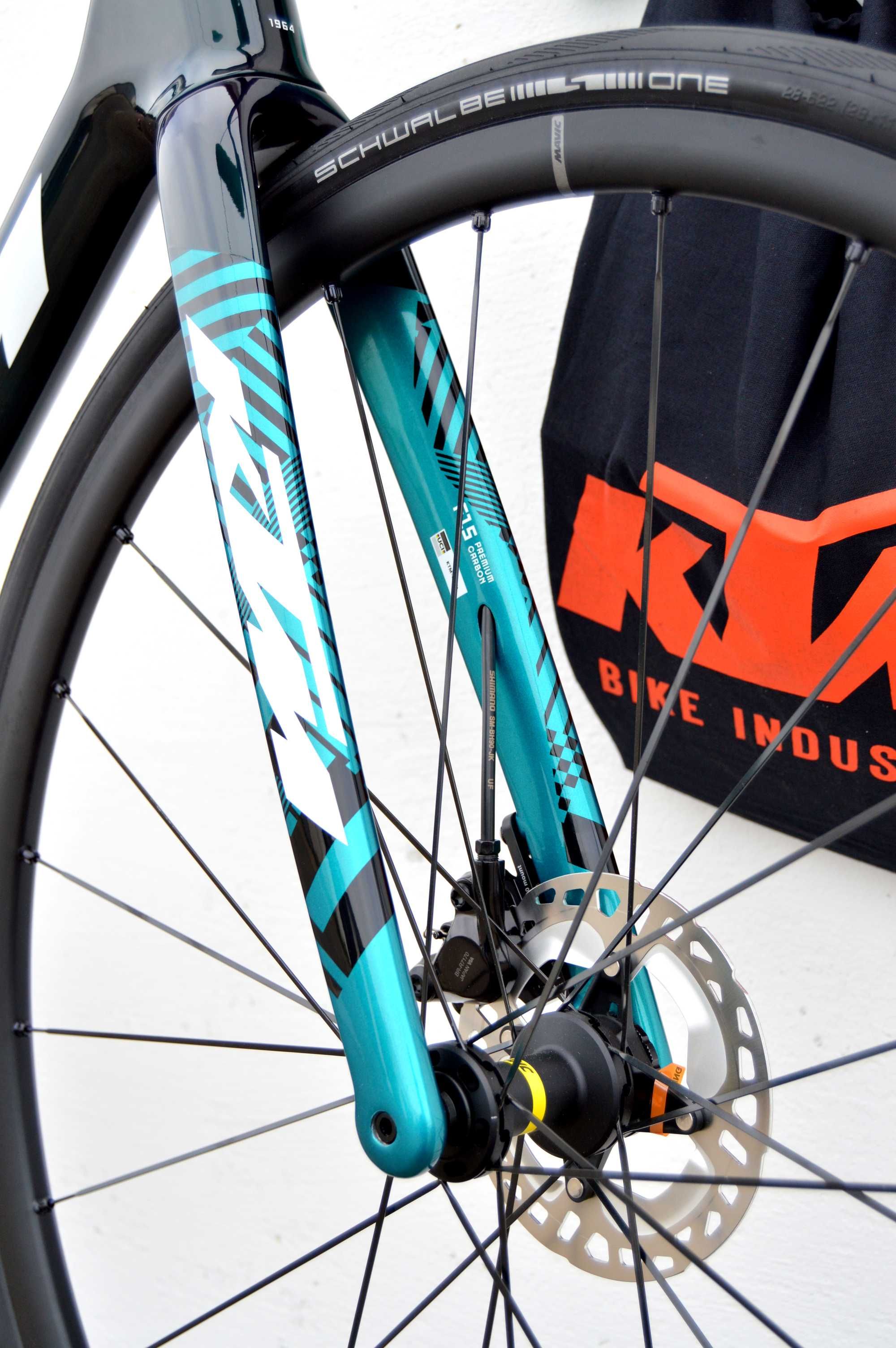 FV23% Przebieg 5km KTM Revelator Alto Elite Di2 elektronika 2x12 XL