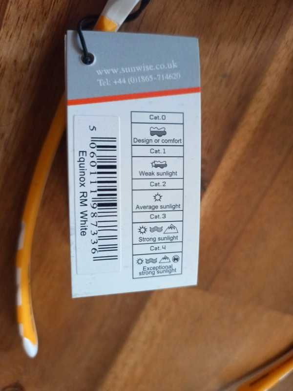 okulary przeciwsłoneczne Sunwise Equinox RM White 4 wymienne szkła