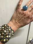 Pulseira em metal da Pedra Dura
