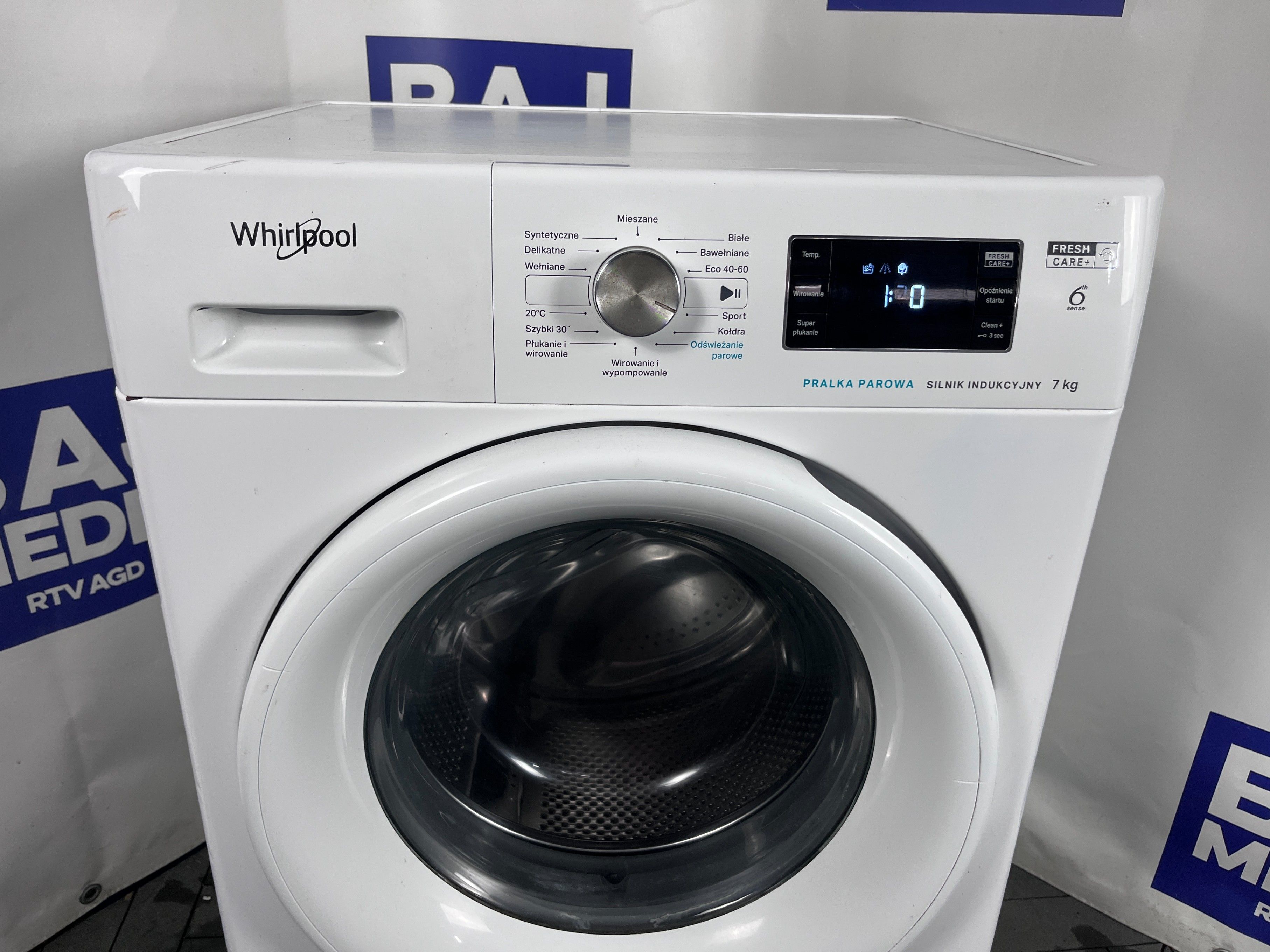 Pralka Whirpool  Fukcje Pary 7 Kg/1200 Ob /A+++ /Dostawa/3Mscgwarancja