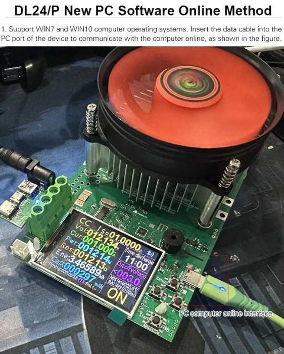Testador Capacidade todo o tipo Baterias carga 150W