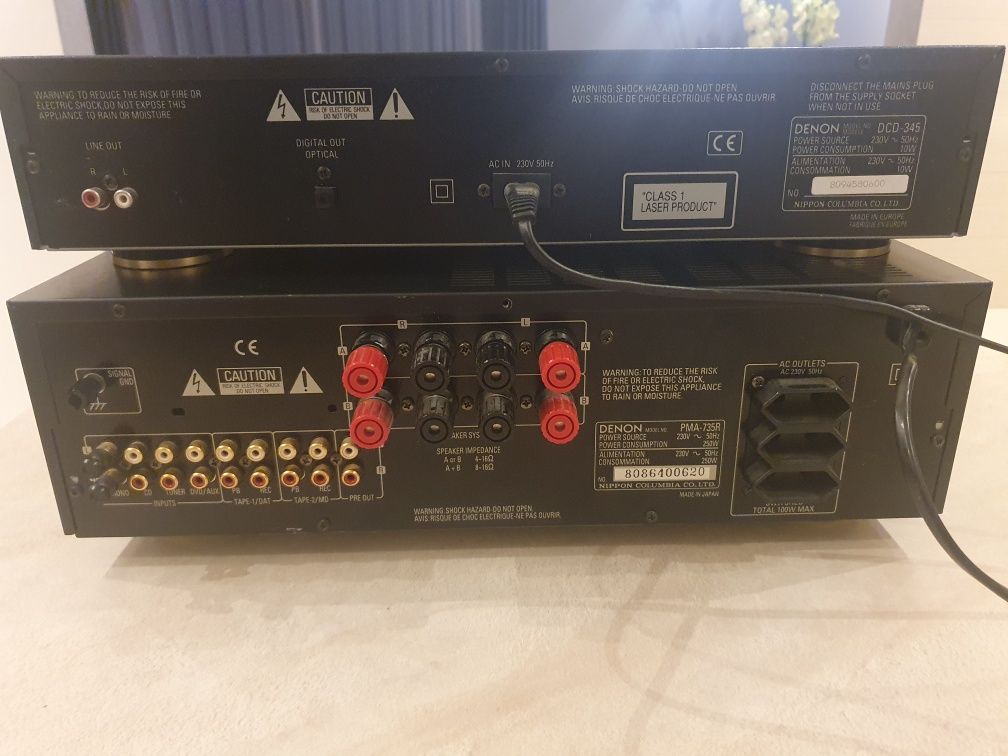 Denon wzacniacz PMA-735R + DCD- 345