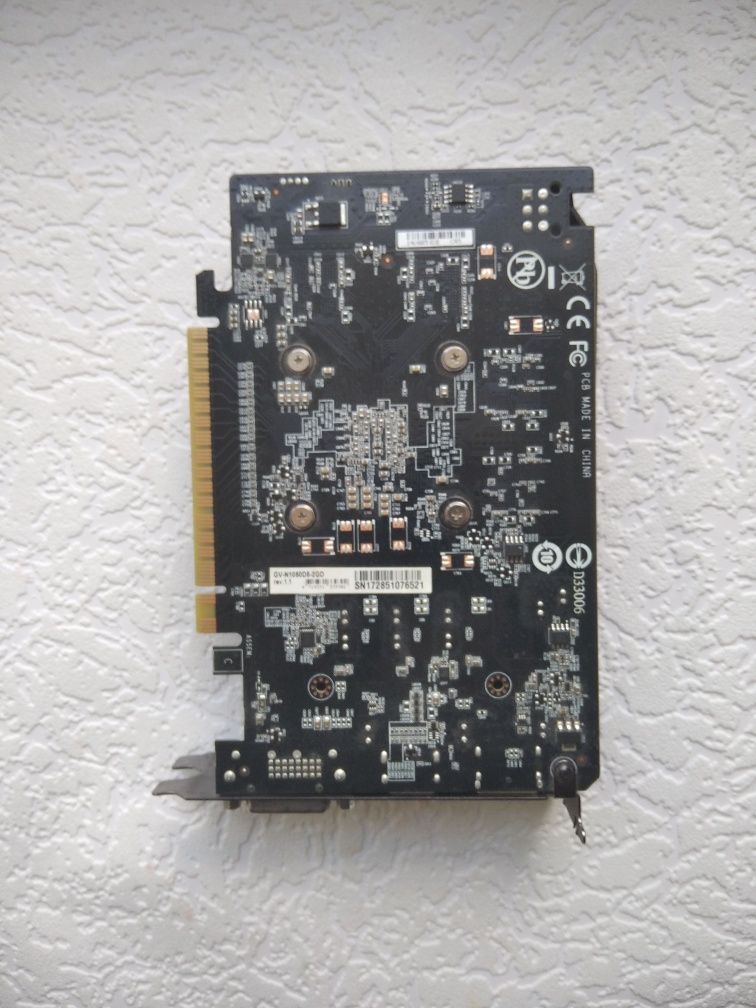 Видео карта: Gigabyt тоe Ge Force GTX 1050 Ti D5 4G.