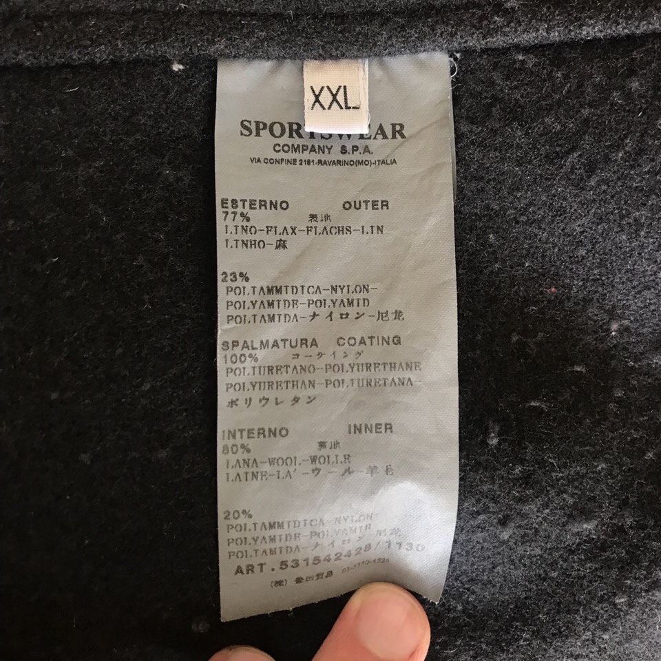 Stone Island 2010 Black Trench Coat