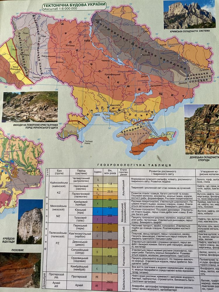 Атлас 8 клас Географія