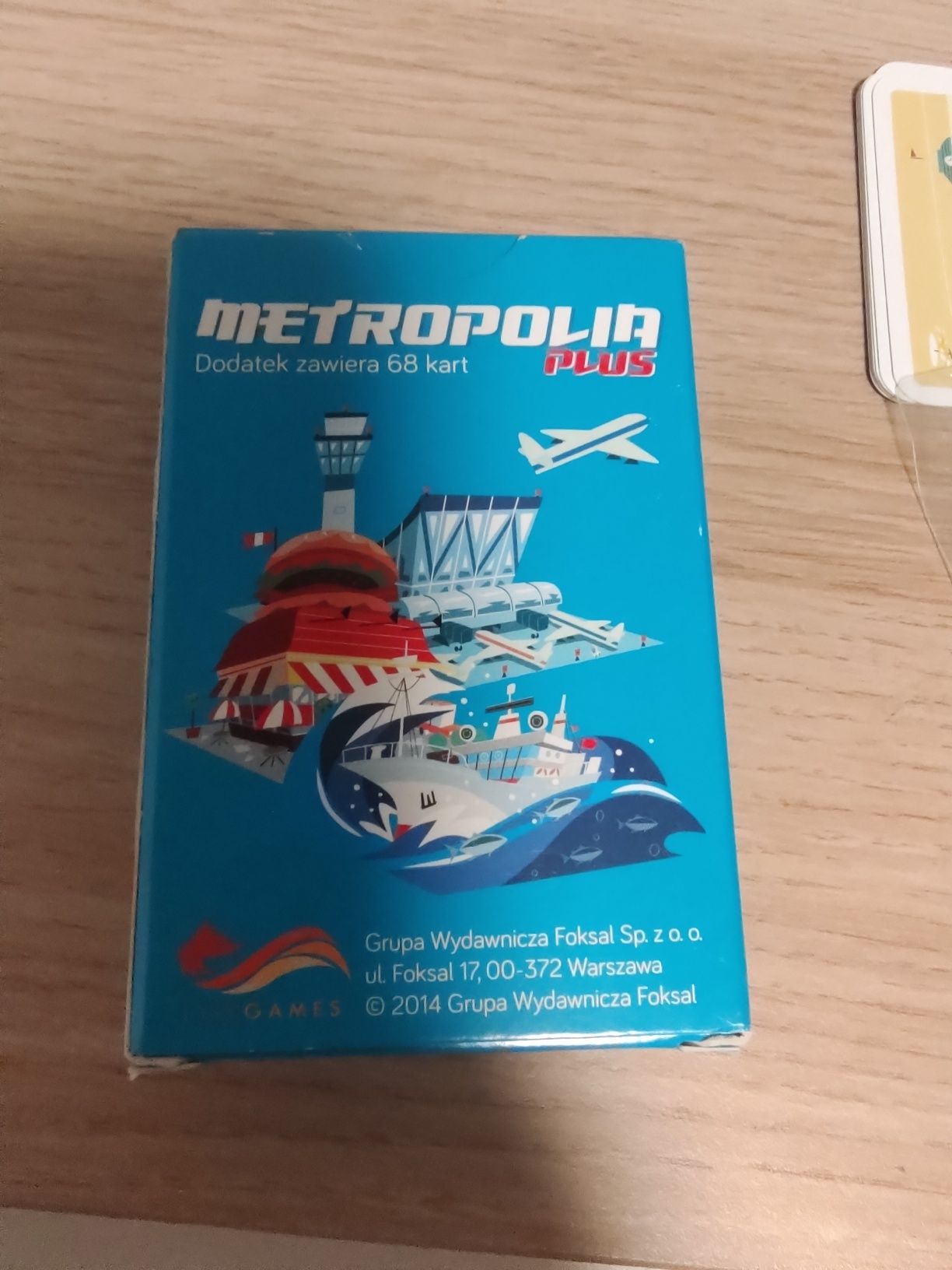 Metropolia + dodatek gra planszowa  jak osadnicy z Catanu od FoxGames