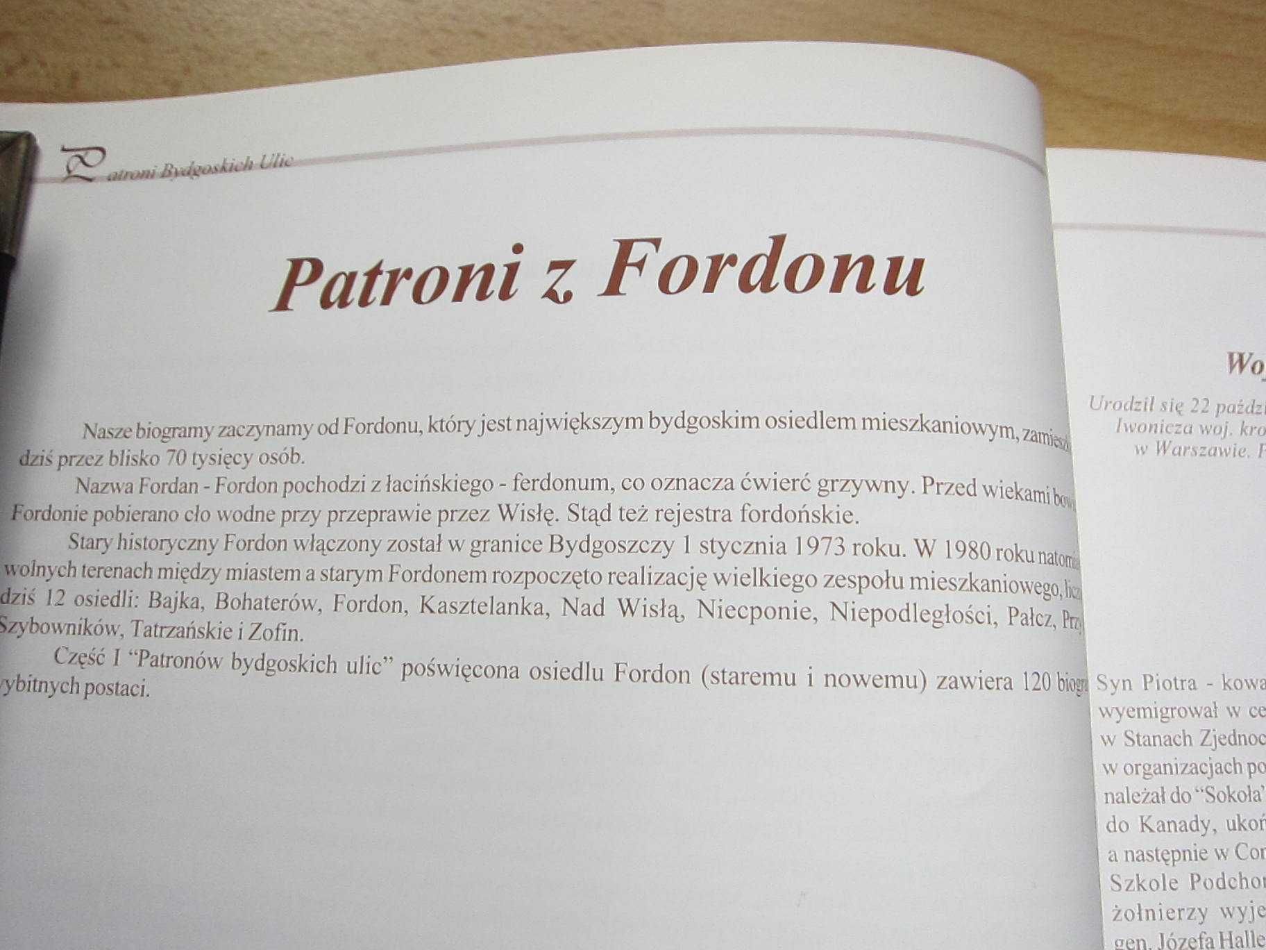 Rajmund Kuczma Patroni bydgoskich ulic FORDON cz 1