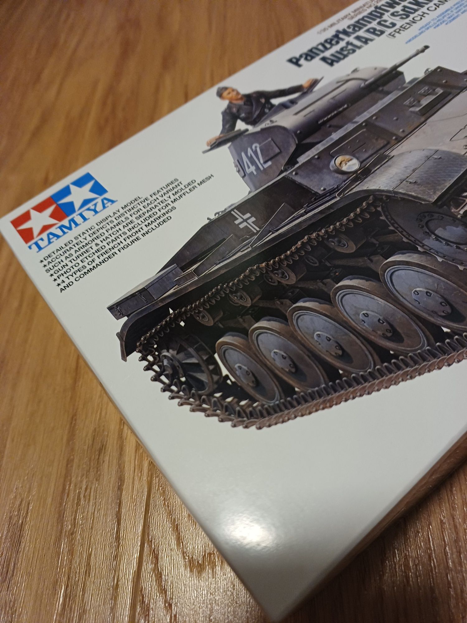 Model czołgu Tamiya 35292 German Panzerkampfwagen II Ausf.A/B/C (1:35)