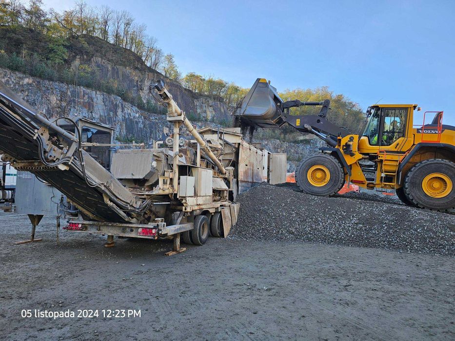 Ziemne, mobilna wytwórnia mieszanek mineralno cementowych  mce