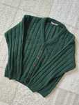 Sweter zielony kardigan 128-134cm