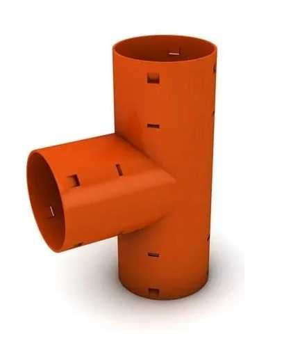 Kolano drenarskie 80 / 80 90 stopni do rury drenarskiej 2 sztuki